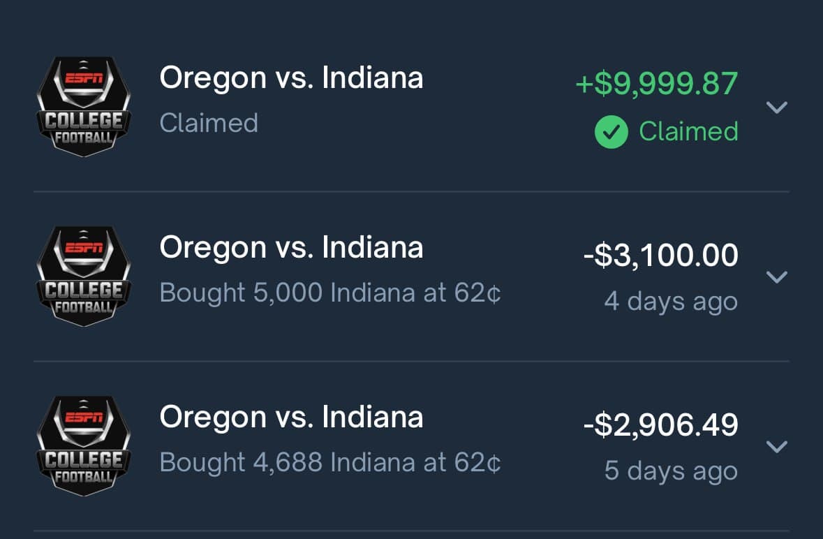 Oregon vs. Indiana